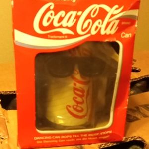Coca-Cola dancing can in box , rare coke light brand not diet coke. Very rare